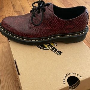 Wine-colored Viper Dr. Martens